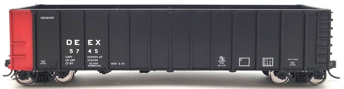 Walthers 910-56208 HO Detroit Edison 50' PS 4000 Cu Ft Coal Gondola RTR #5745 LN/Box