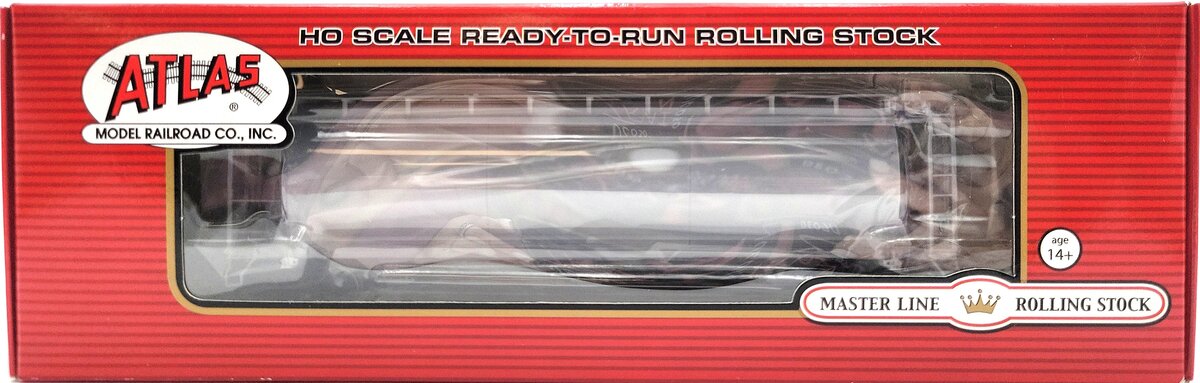 Atlas 20001870 HO Undecorated 3-Bay Cylindrical Hopper MT/Box