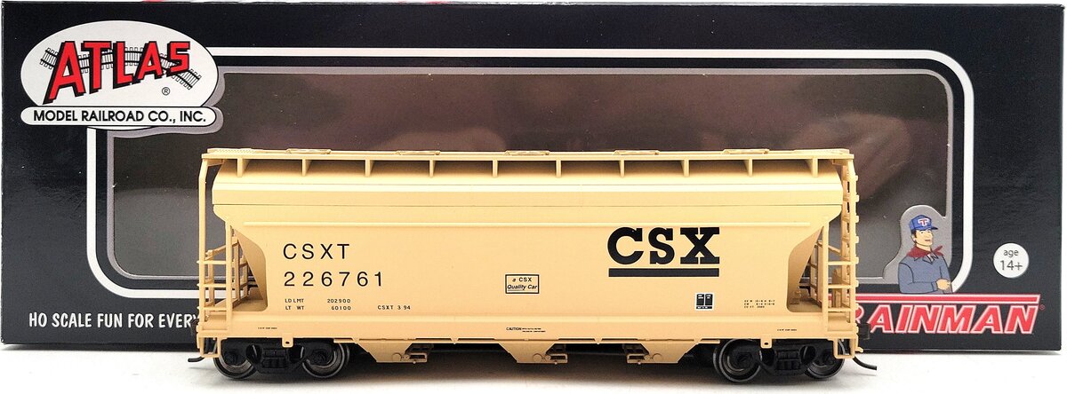 Atlas 20004458 HO CSX ACF 3560 Covered Hopper #226761 LN/Box