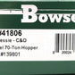 Bowser 41806 HO Chesapeake & Ohio 70-Ton 14-Panel Hopper #139801 EX/Box