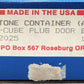 E&C Shops 1103-3 HO Stone Container 50' High Cube Plug Door Boxcar #2025 LN/Box