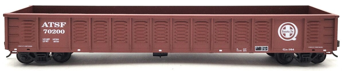 E&C Shops 0503 HO Scale ATSF 52'6" Mill Gondola #70200 LN/Box