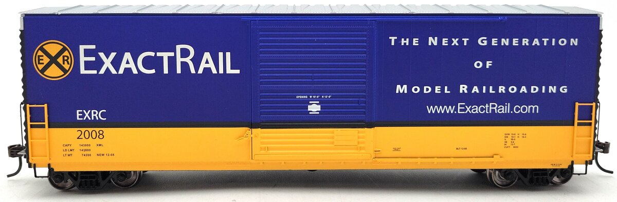 Exact Rail EE-1006 HO Scale ExactRail Single Door Boxcar #2008 LN/Box