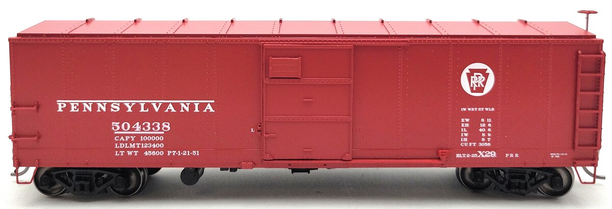 InterMountain 37201 HO Scale Pennsylvania Circle Keystone Boxcar #504338 EX/Box