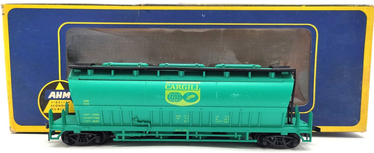 AHM 5427F HO Scale Cargill Hopper Car #2514 LN/Box