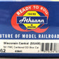 Athearn 87362 HO Scale Wisconsin Central 50' FMC Double Door Box Car #43641