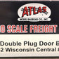 Atlas 1766-2 HO Wisconsin Central Evans Double Plug Door Box Car # 1048 LN/Box