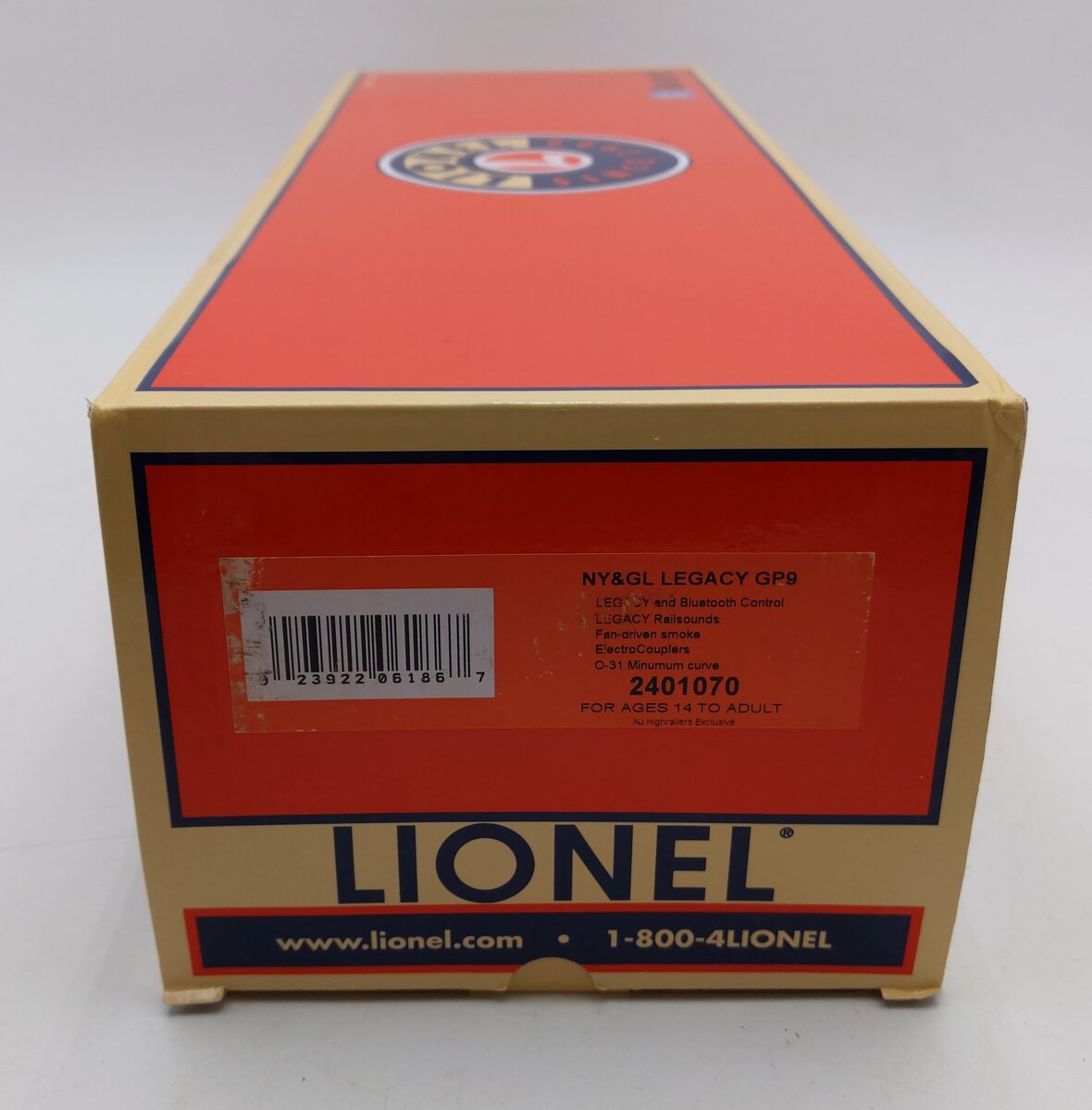 Lionel 2401070 NY & GL LEGACY GP9 #1267 EX/Box