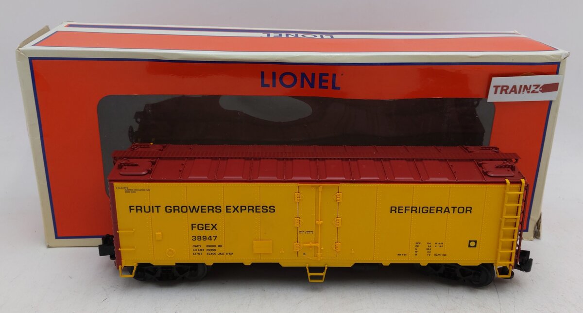 Lionel 1926080 O Fruit Growers Express Freightsounds Reefer #38947 EX/Box