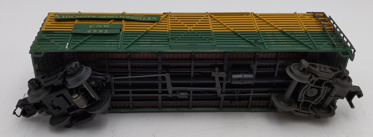 Atlas 6222 O Scale Chicago & North Western Stock Car #4992 - 2 Rail EX/Box