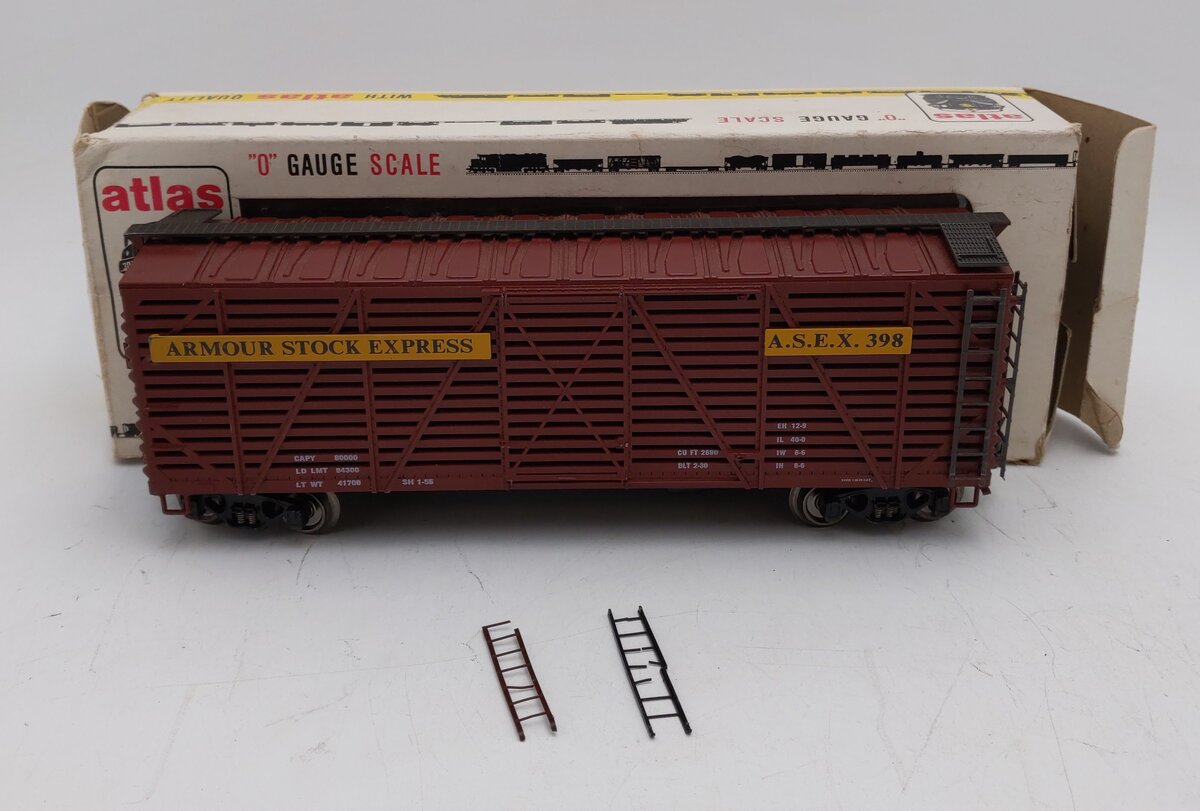 Atlas 6221 O Armour Stock Car 3-Rail EX/Box