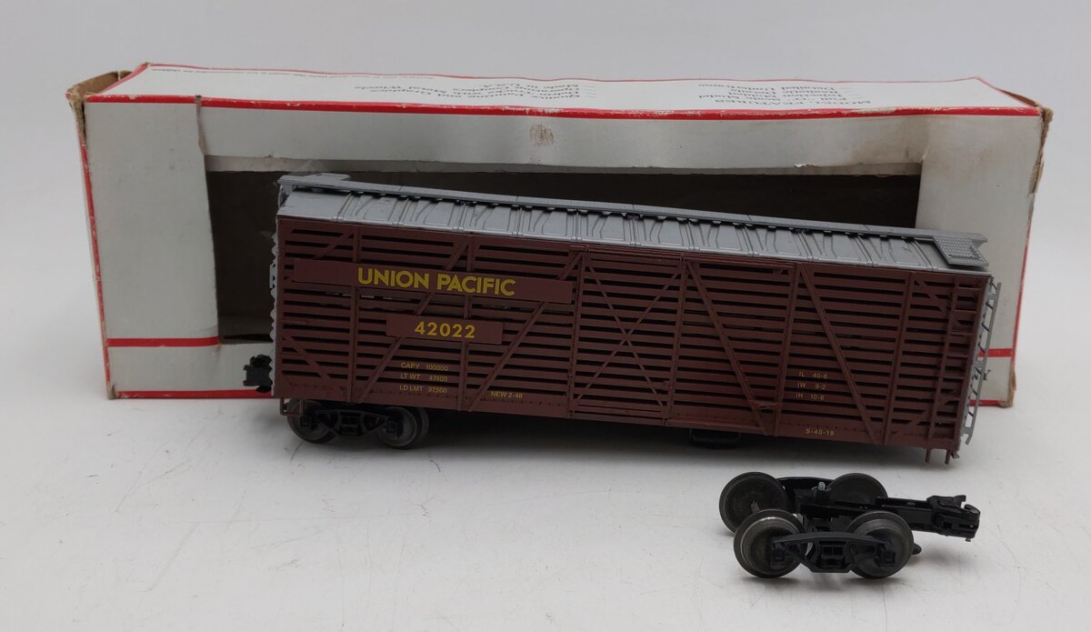 Petersen OS-101 O Gauge Union Pacific Stock Car #42022 EX/Box