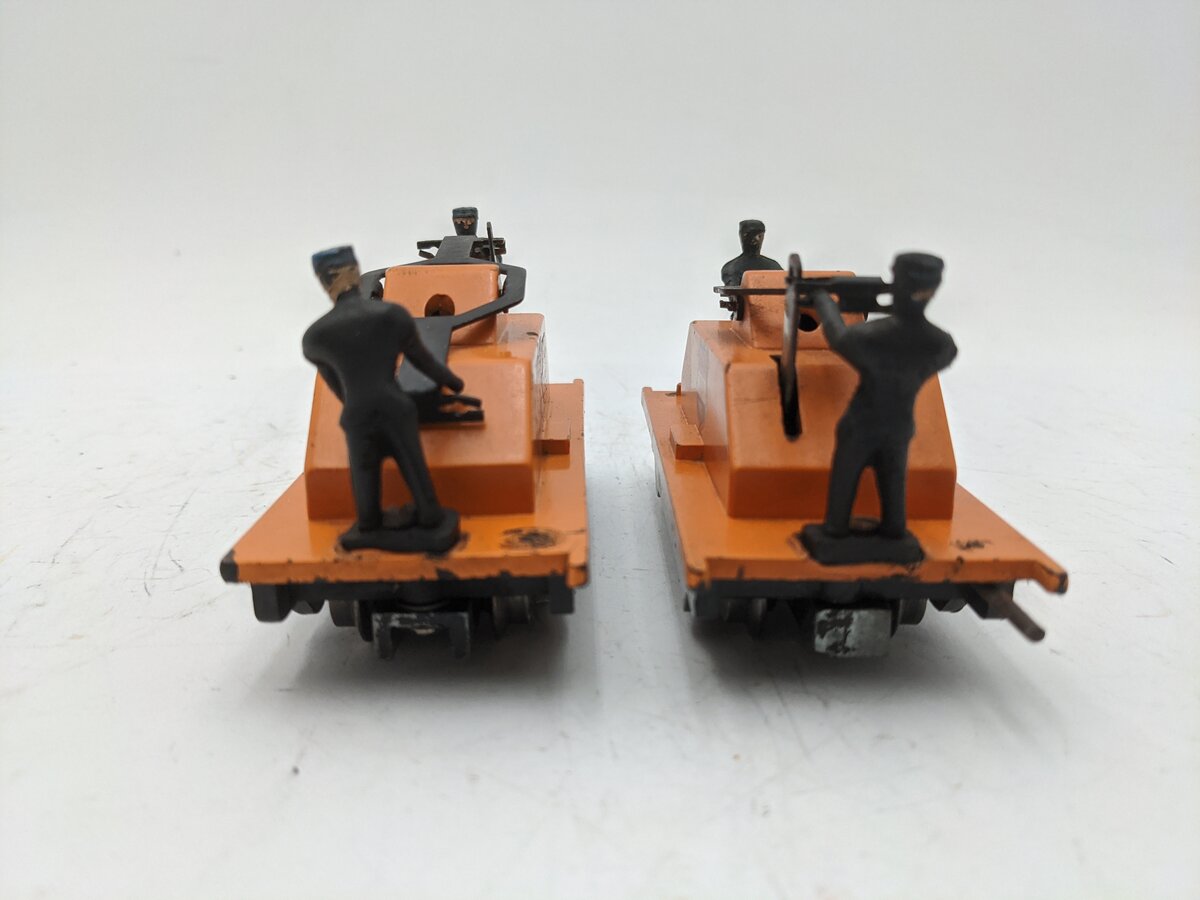 American Flyer 740 & 742 Vintage S American Flyer Lines Operating Handcars [2] VG
