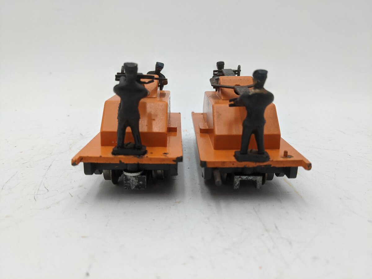 American Flyer 740 & 742 Vintage S American Flyer Lines Operating Handcars [2] VG