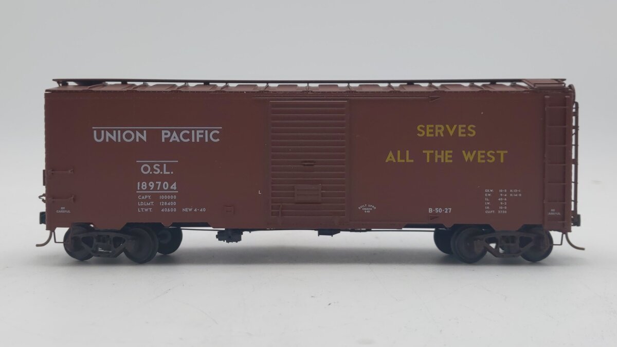Pacific Rail B-429.1 S Scale Union Pacific Boxcar #189704 EX/Box