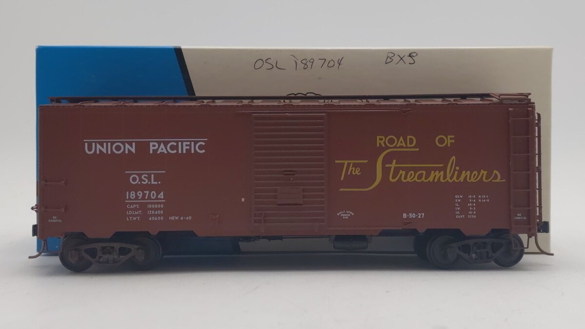 Pacific Rail B-429.1 S Scale Union Pacific Boxcar #189704 EX/Box