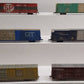 Assorted HO Scale Boxcars (6)