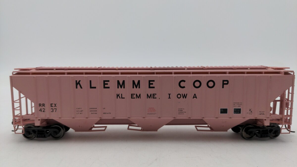 Accurail 80911 HO Klemme Coop Pullman Standard Hopper #4237 VG