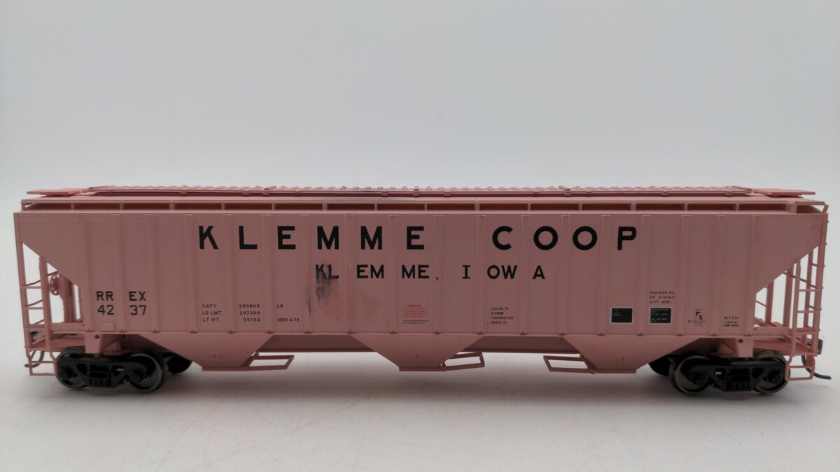 Accurail 80911 HO Klemme Coop Pullman Standard Hopper #4237 VG