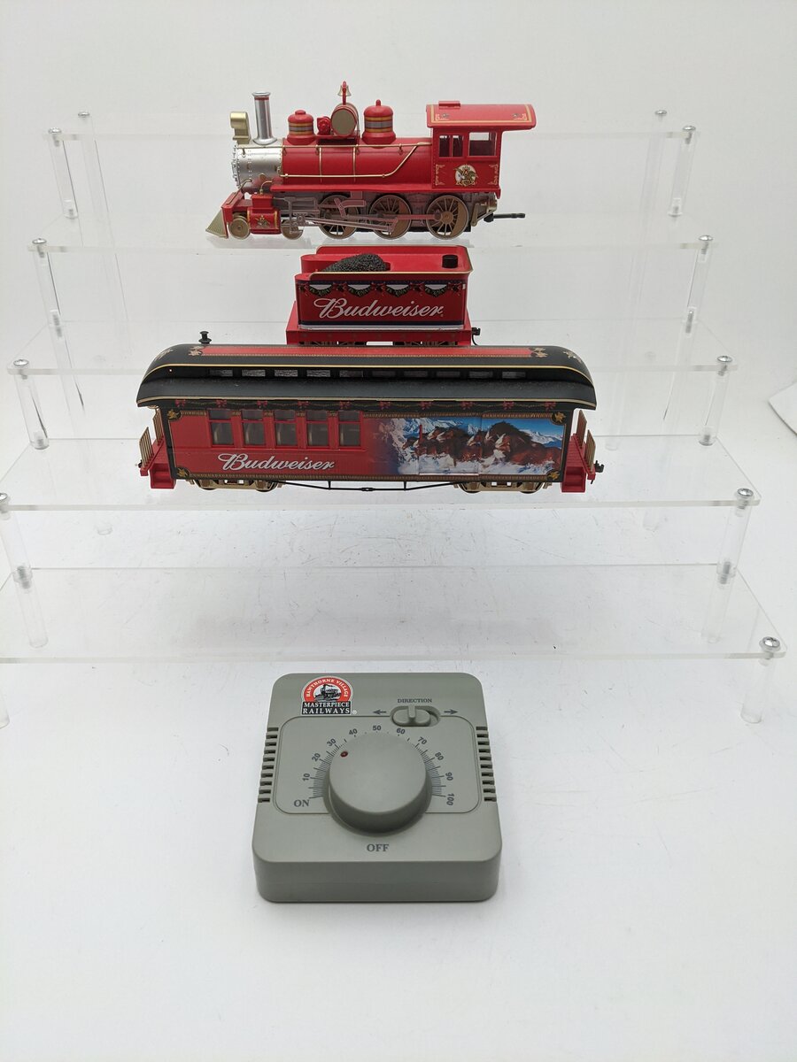 Bradford Exchange & Hawthorne Village ON30 Scale Train Cars & Controller [4] VG