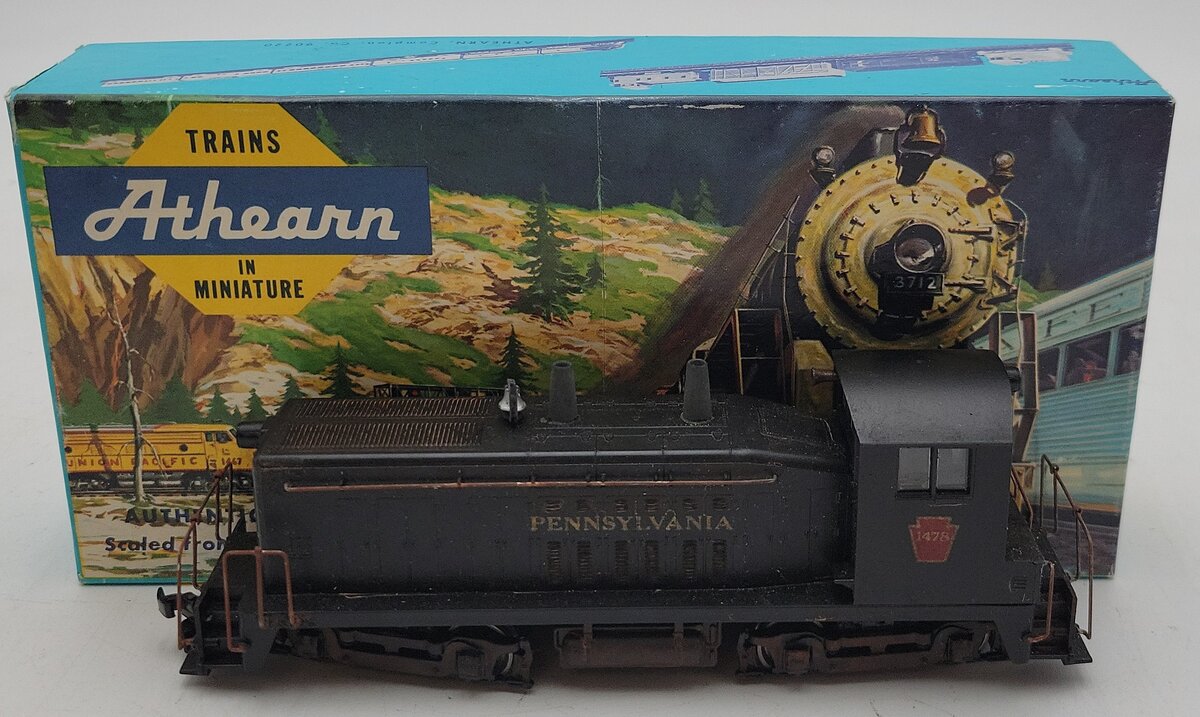 Athearn 4008 HO Pennsylvania SW1500 Powered Diesel Locomotive #1478/Box