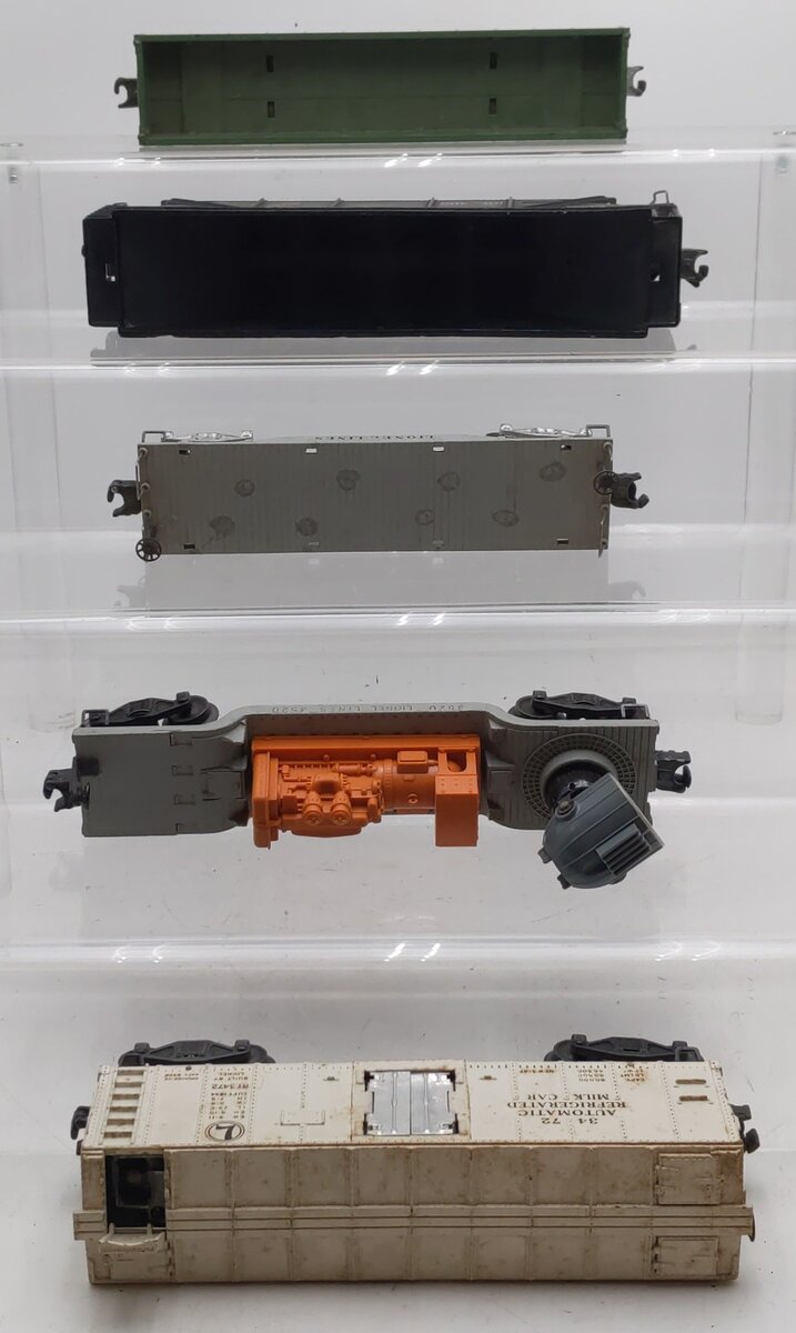 Lionel Vintage O Gauge Freight Cars #6436-1,3472,6462,2411,3520 [5] VG