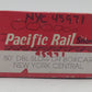 Pacific Rail S Scale New York Central 50' Double Sliding Door Boxcar #45791 EX/Box