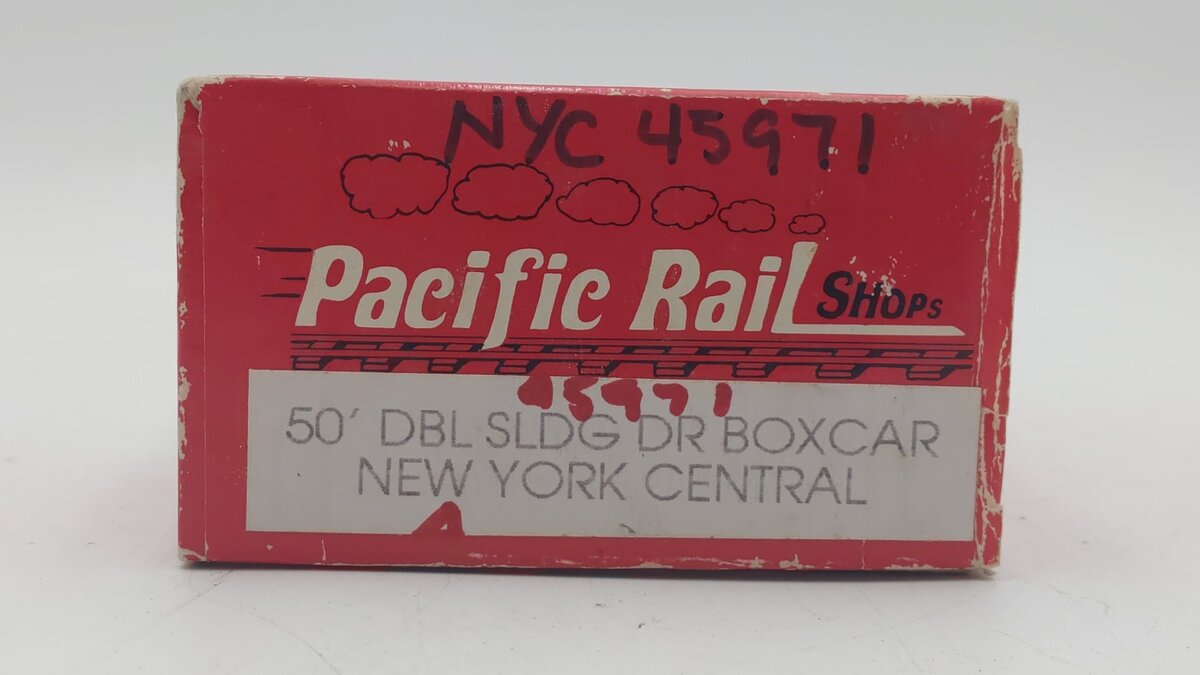 Pacific Rail S Scale New York Central 50' Double Sliding Door Boxcar #45791 EX/Box