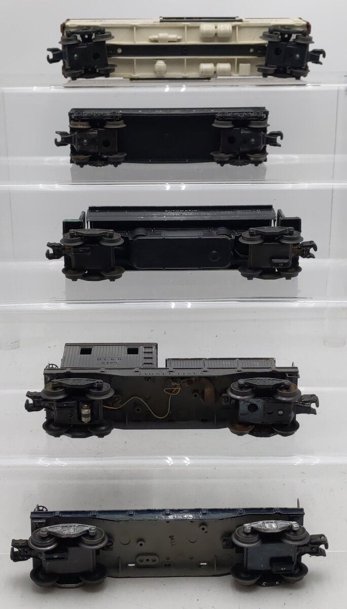 Lionel Vintage O Gauge Custom Freight Cars #6672,3459,6032,2420,2411 [5]