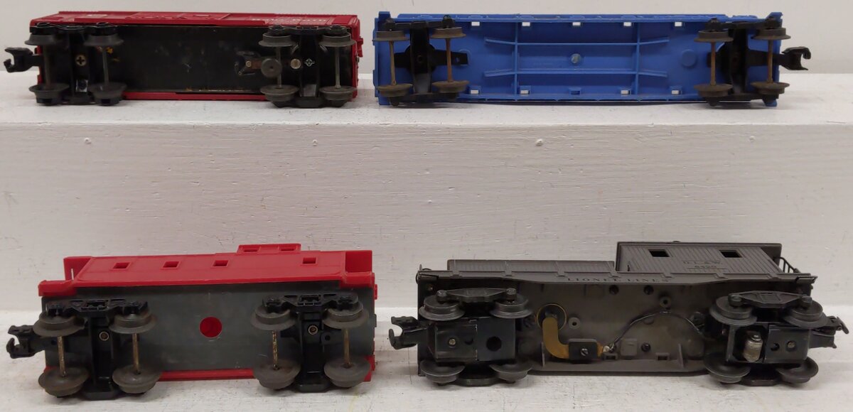 Lionel O Gauge Assorted Freight Cars; 6511,X6014, 6420, [4]