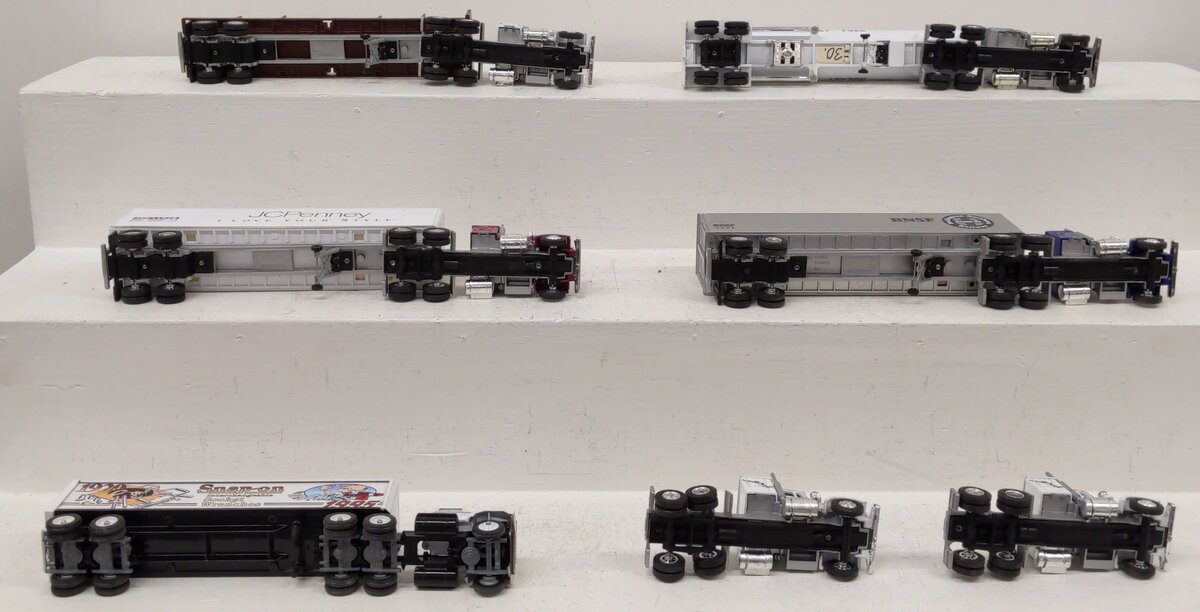 Lionel/Winross Assorted Die-Cast Tractor Trailer-- Snap-On, BNSF, JcPenney [7] EX