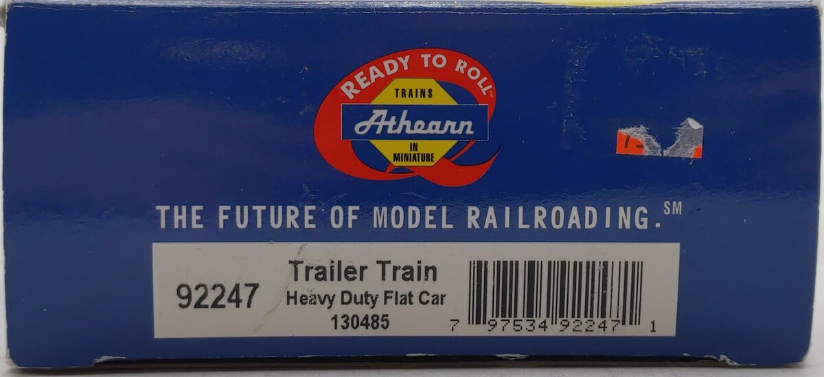 Athearn 92247 HO TTX Heavy Duty Flatcar #130485 - Custom Load EX/Box
