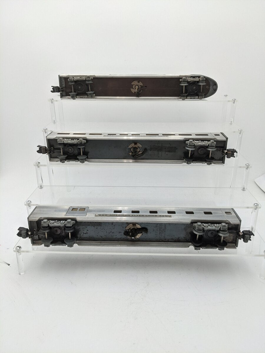 American Flyer S Gauge American Flyer Lines Passenger Cars 660, 662 & 663 [3] VG
