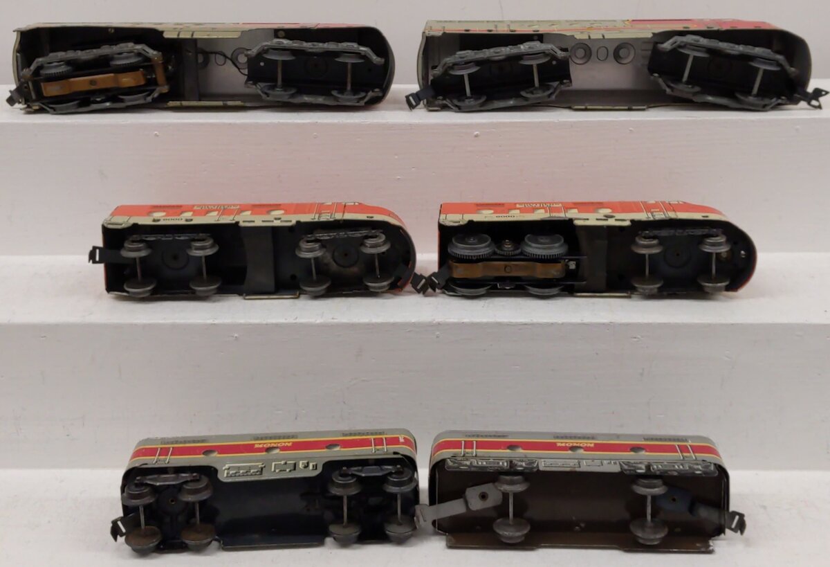 Marx O Gauge Pre-War Assorted Tin-Plate Locomotives [6]