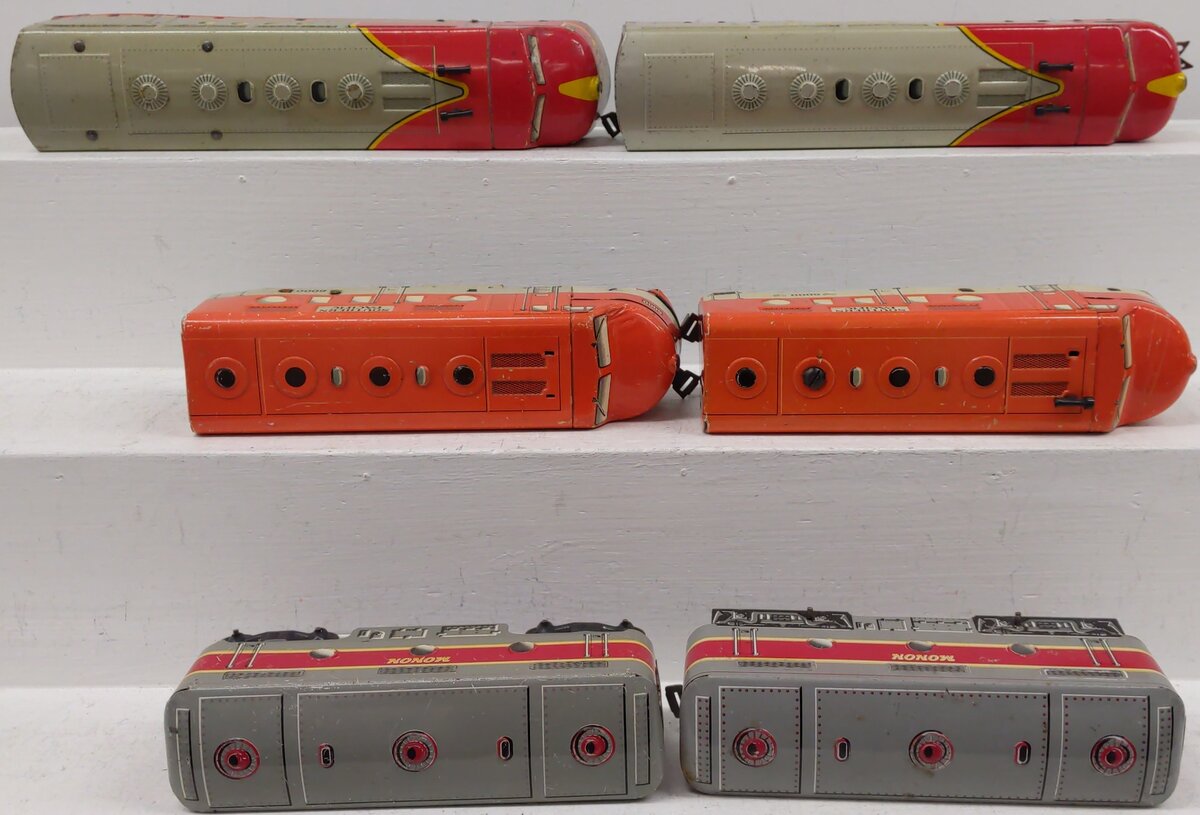 Marx O Gauge Pre-War Assorted Tin-Plate Locomotives [6]