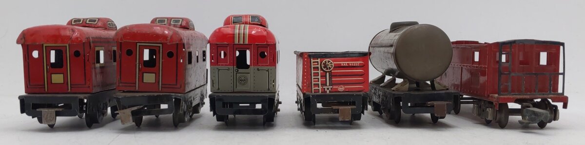 American Flyer/Marx Vintage O Freight Cars #556,556,20102,91257,553,484 [6] VG