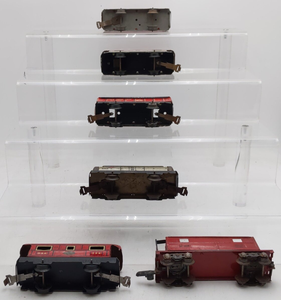 American Flyer/Marx Vintage O Freight Cars #556,556,20102,91257,553,484 [6] VG