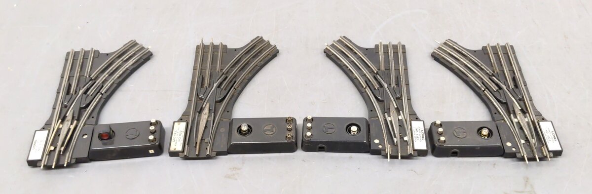 Lionel O Gauge Left & Right Hand Remote Control Switches: 5133, 5132, O22 [4] VG