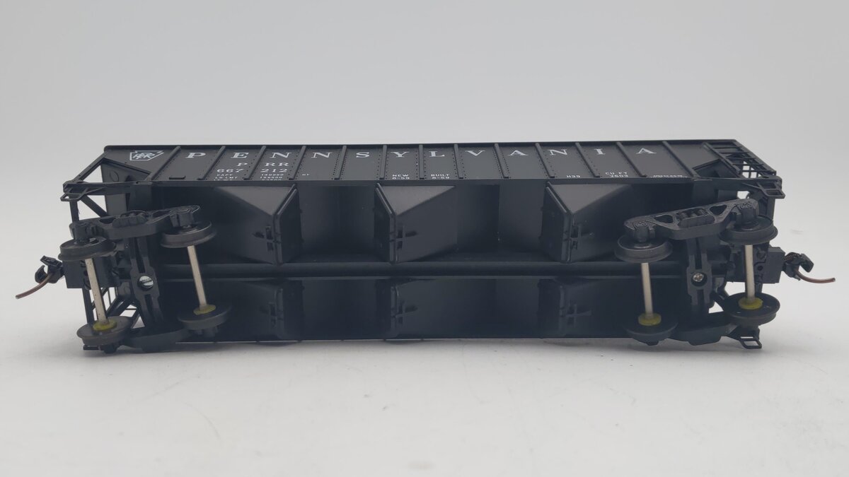 Chesapeake Models S Scale PRR 3-Bay Hopper #667212 EX/Box
