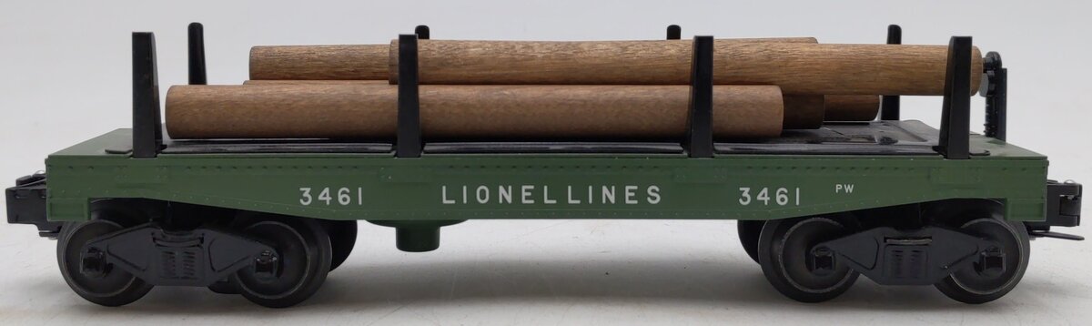 Lionel 6-26760 O Lionel Lines Log Dump Car PWC #3461 EX