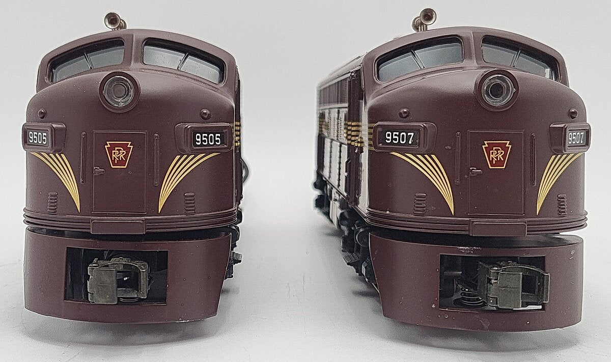 MTH 30-2130-1 Pennsylvania F-3 AA Diesel Engine Set w/PS1 #9505/9507 EX/Box
