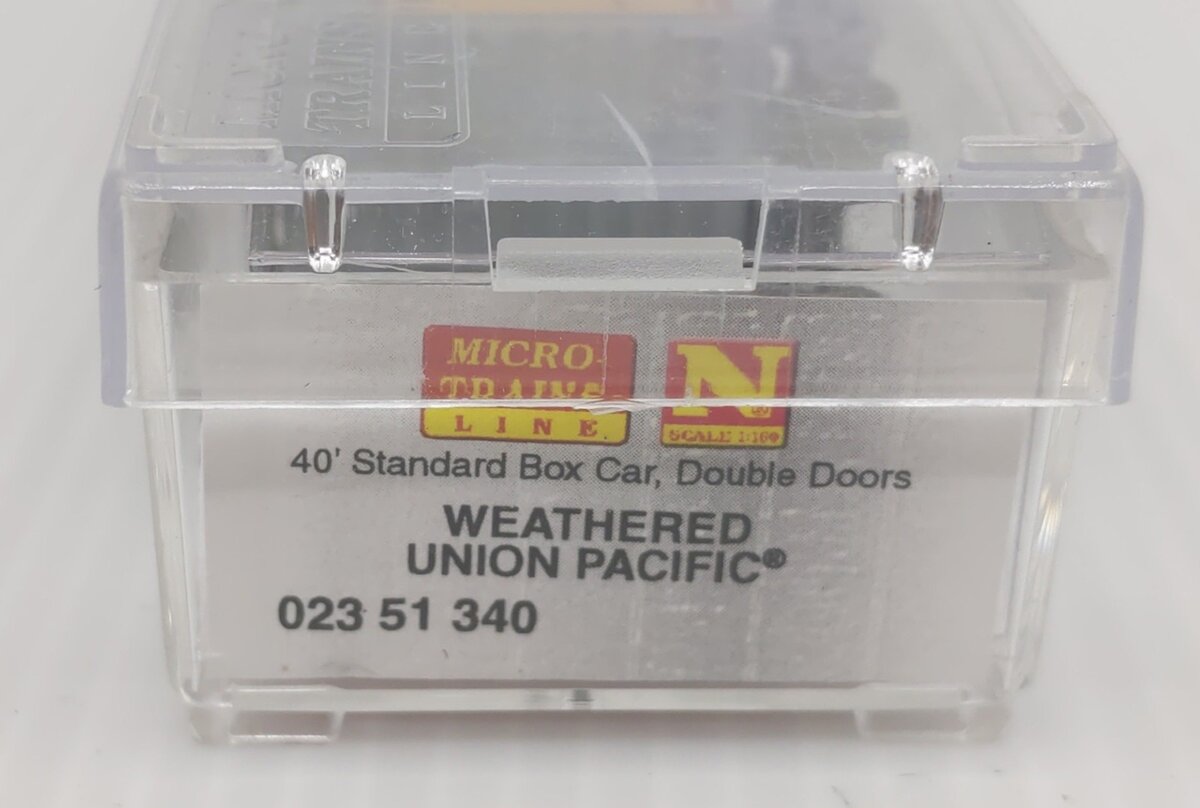 Micro-Trains 02351340 N Scale Union Pacific Weathered 40' Boxcar #9167 LN/Box