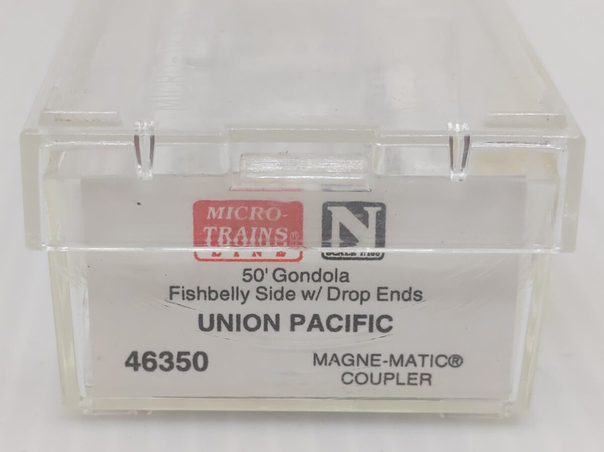 Micro-Trains 04600350 N UP 50' Fishbelly Side Gondola w/Drop Ends #30294 EX/Box