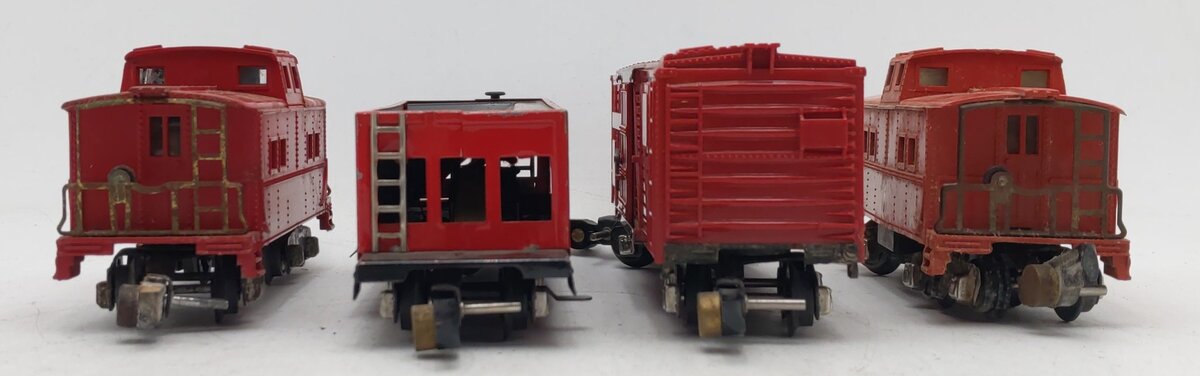 American Flyer Vintage S Gauge Freight Cars #629,630,716,630 [4] VG