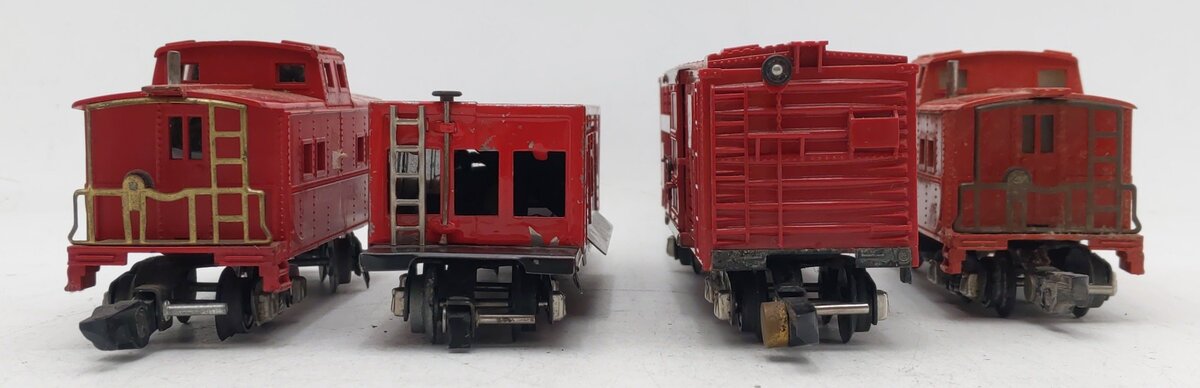 American Flyer Vintage S Gauge Freight Cars #629,630,716,630 [4] VG