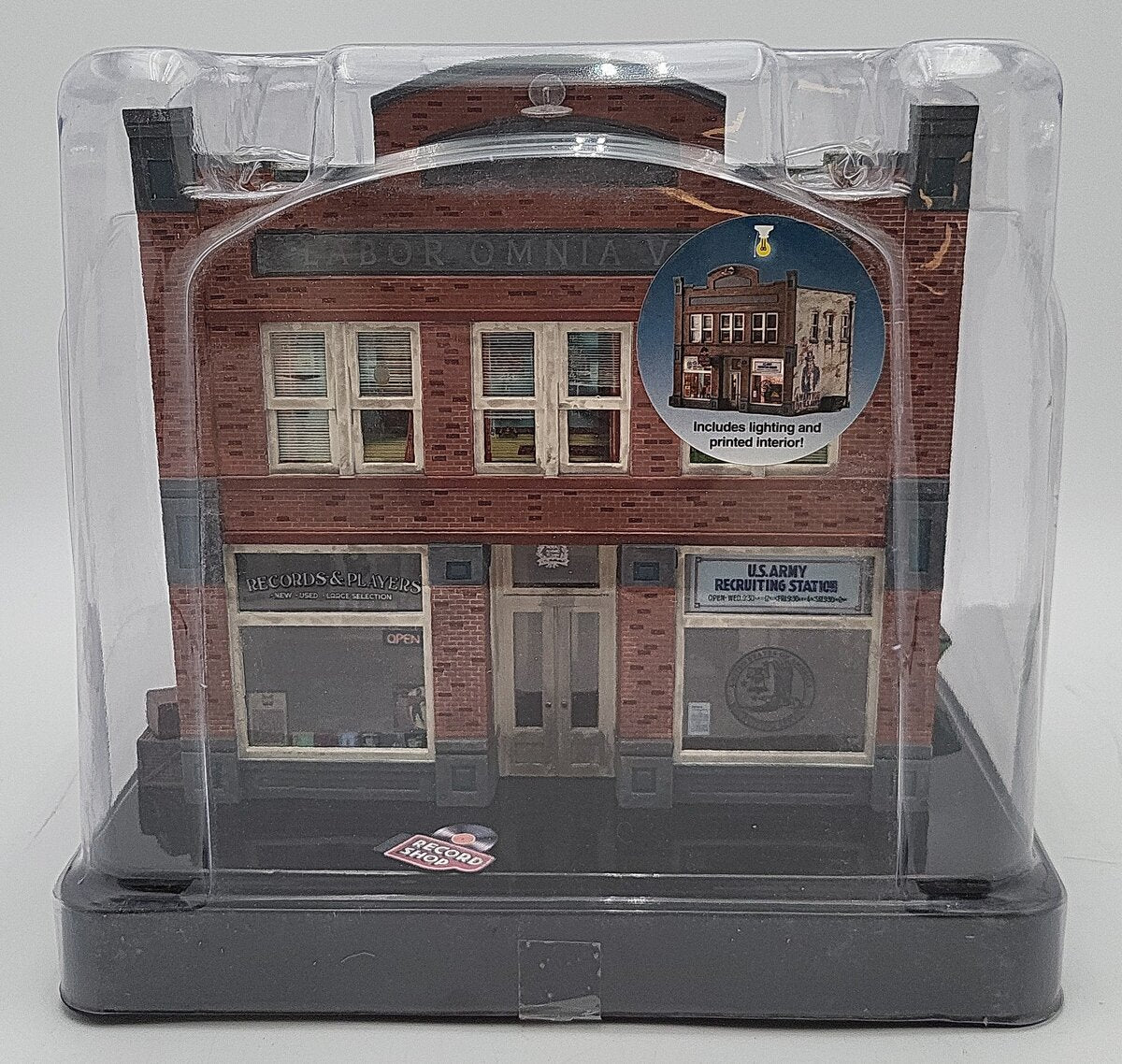 Woodland Scenics BR5871 O Assembled Records & Recruiting 2-Story Building EX/Box