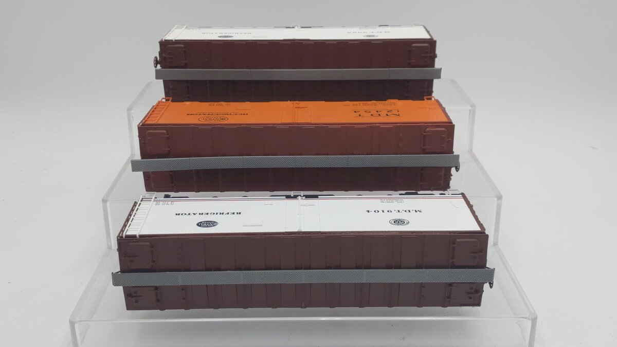 Pacific Rail S Scale MDT NYC Refrigerator Cars: 9028, 9104, 12454 [3] EX