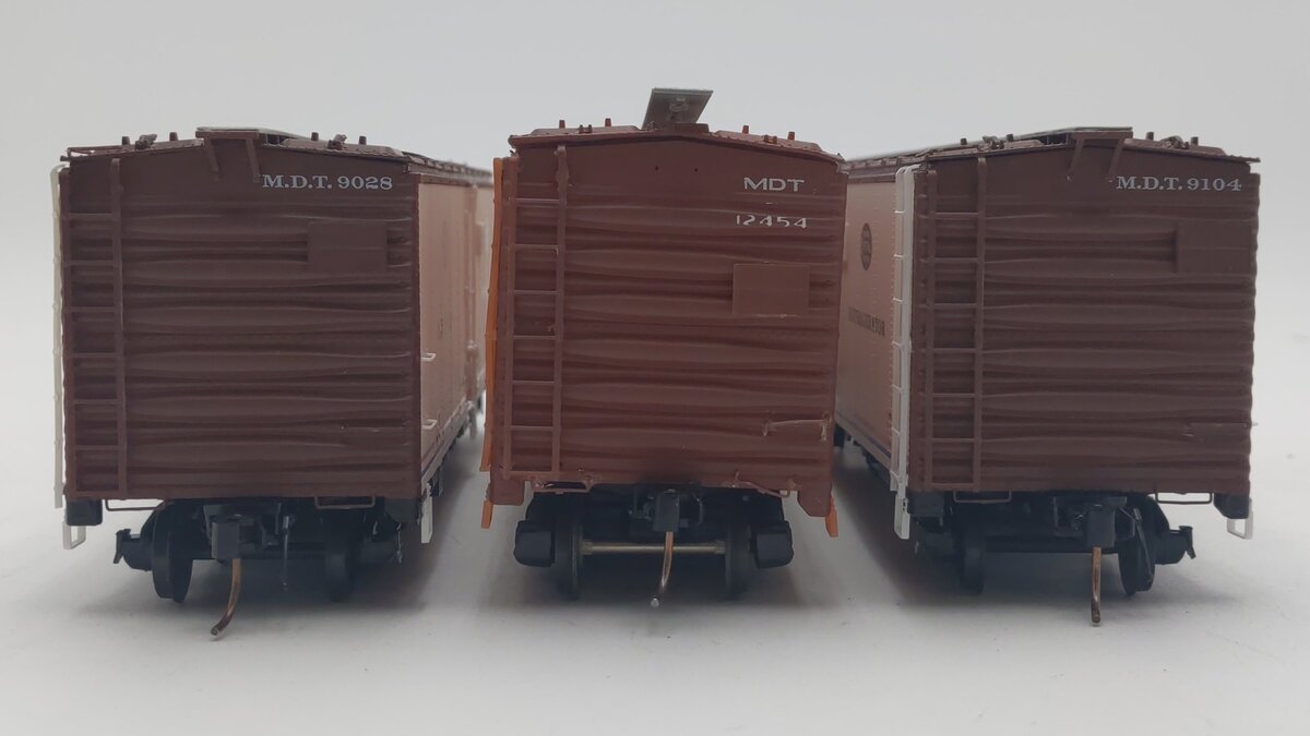 Pacific Rail S Scale MDT NYC Refrigerator Cars: 9028, 9104, 12454 [3] EX