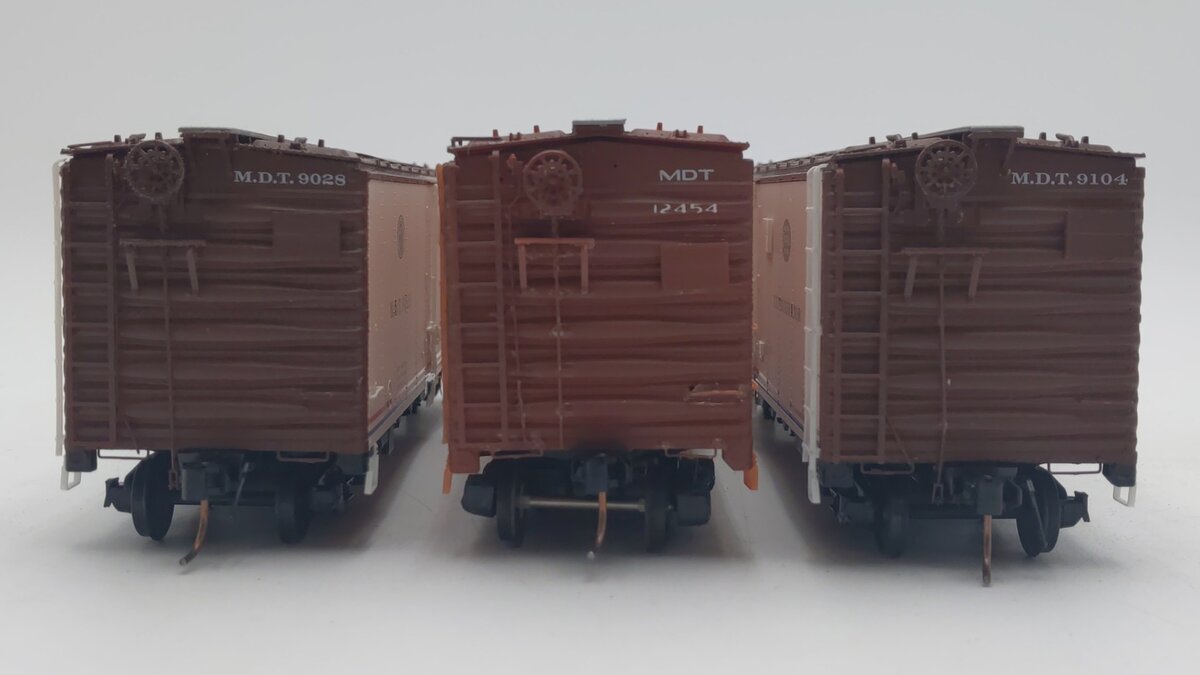 Pacific Rail S Scale MDT NYC Refrigerator Cars: 9028, 9104, 12454 [3] EX
