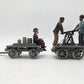 Bachmann 96201 G Motorized Handcar with Trailer VG